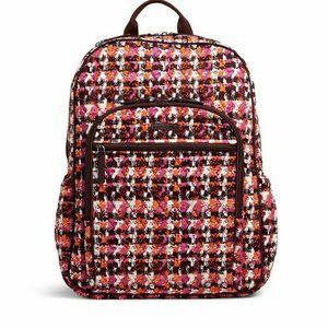 Vera Bradley Houndstooth Campus Tech back pack